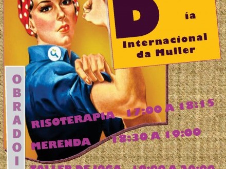 O Concello celebra o 8 de marzo, Da Internacional das Mulleres, unha serie de obradoiros
