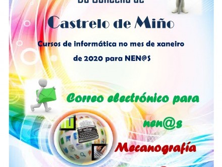 Cursos de informtica na aula INFO para o mes de xaneiro