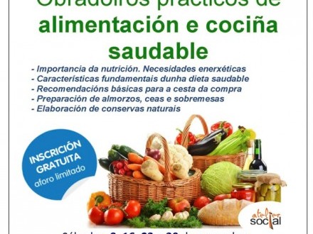 Obradoiros prcticos de alimentacin e cocia saudable