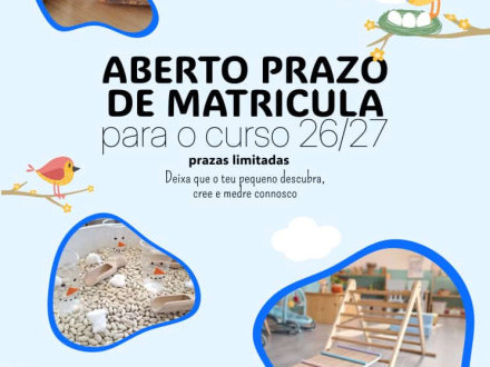 Casa Ni�o Os Paxari�os - apertura de plazo de matr�cula